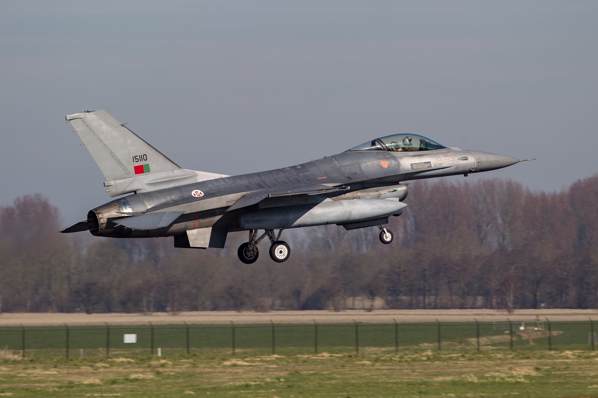 F-16 da Fora Area no exerccio multinacional Frisian Flag