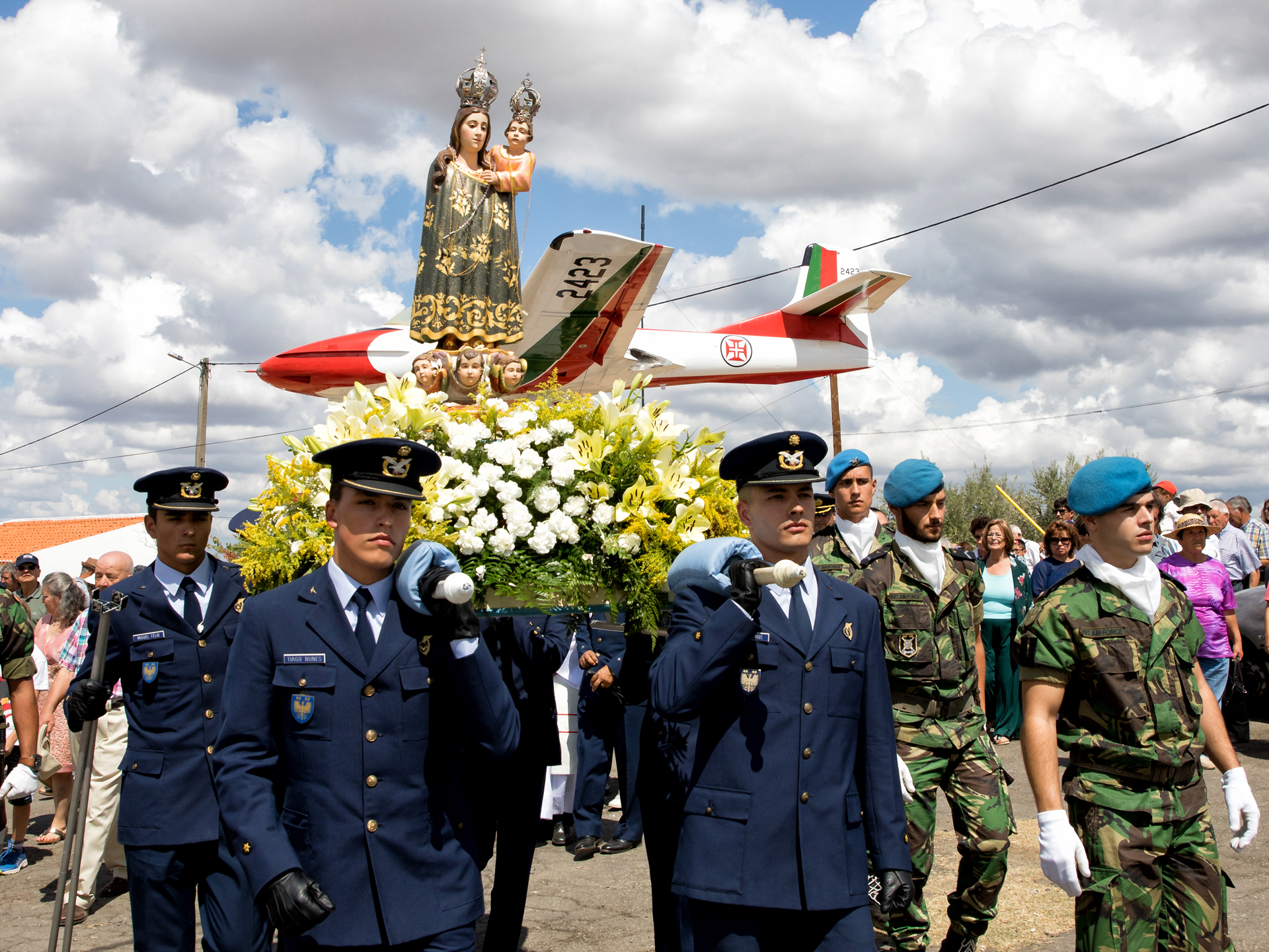 Força Aérea nas comemorações em honra de N.ª Sr.ª do Loreto