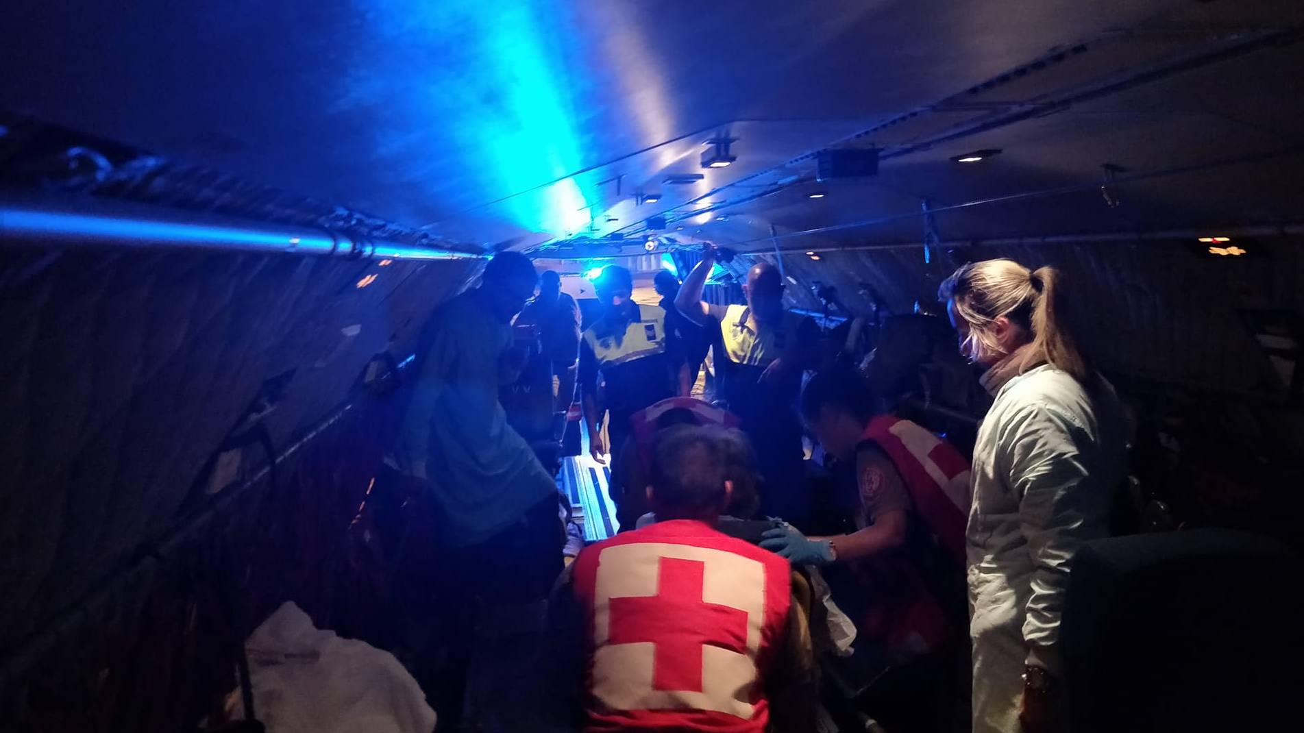 C-295M transporta quatro doentes em simultâneo