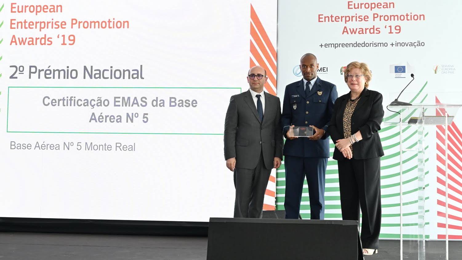 Base Aérea N.º 5 conquista 2.º lugar nos European Enterprise Promotion Awards 2019