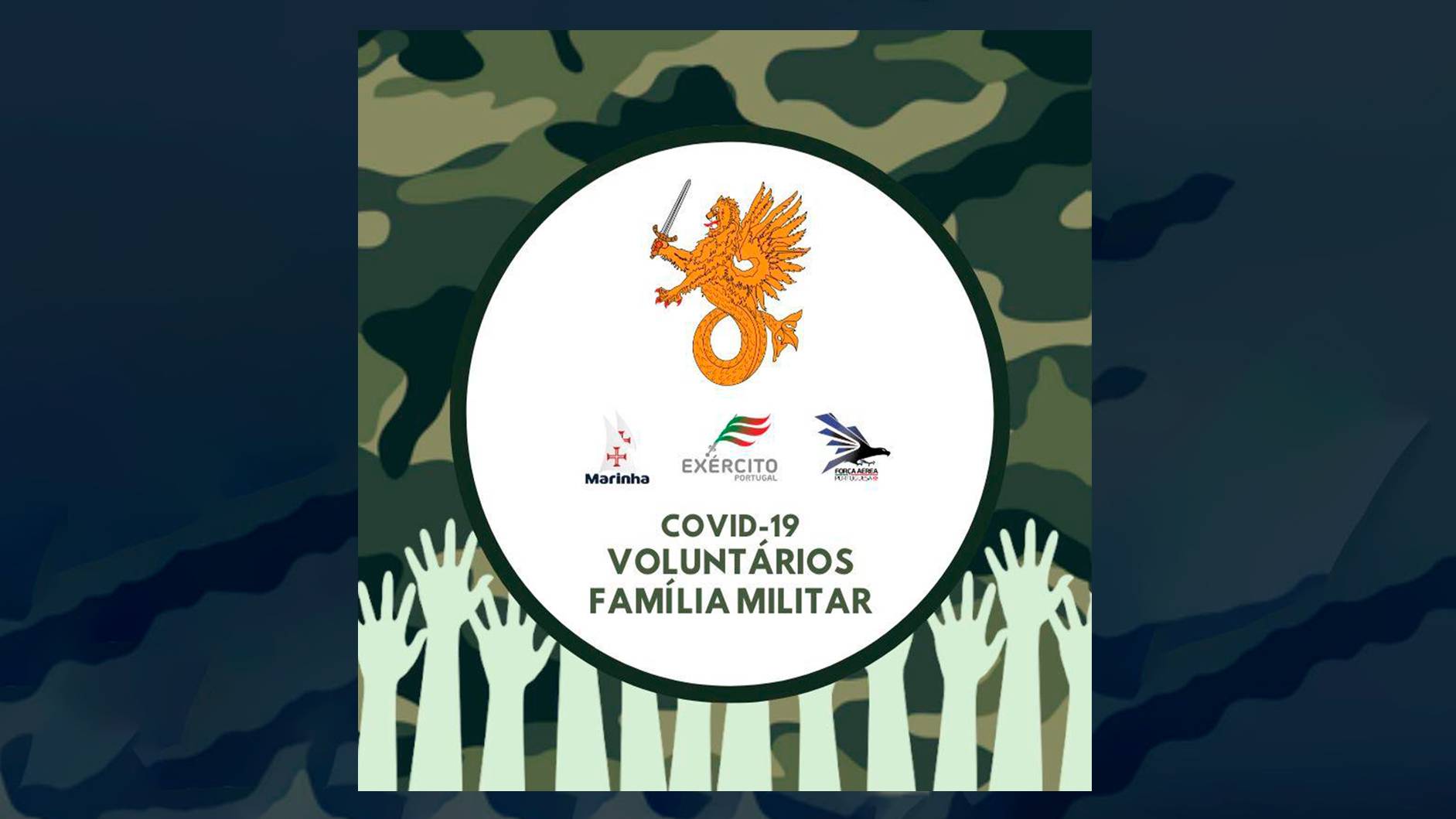COVID-19 | Foras Armadas aceitam inscries de voluntrios da Famlia Militar