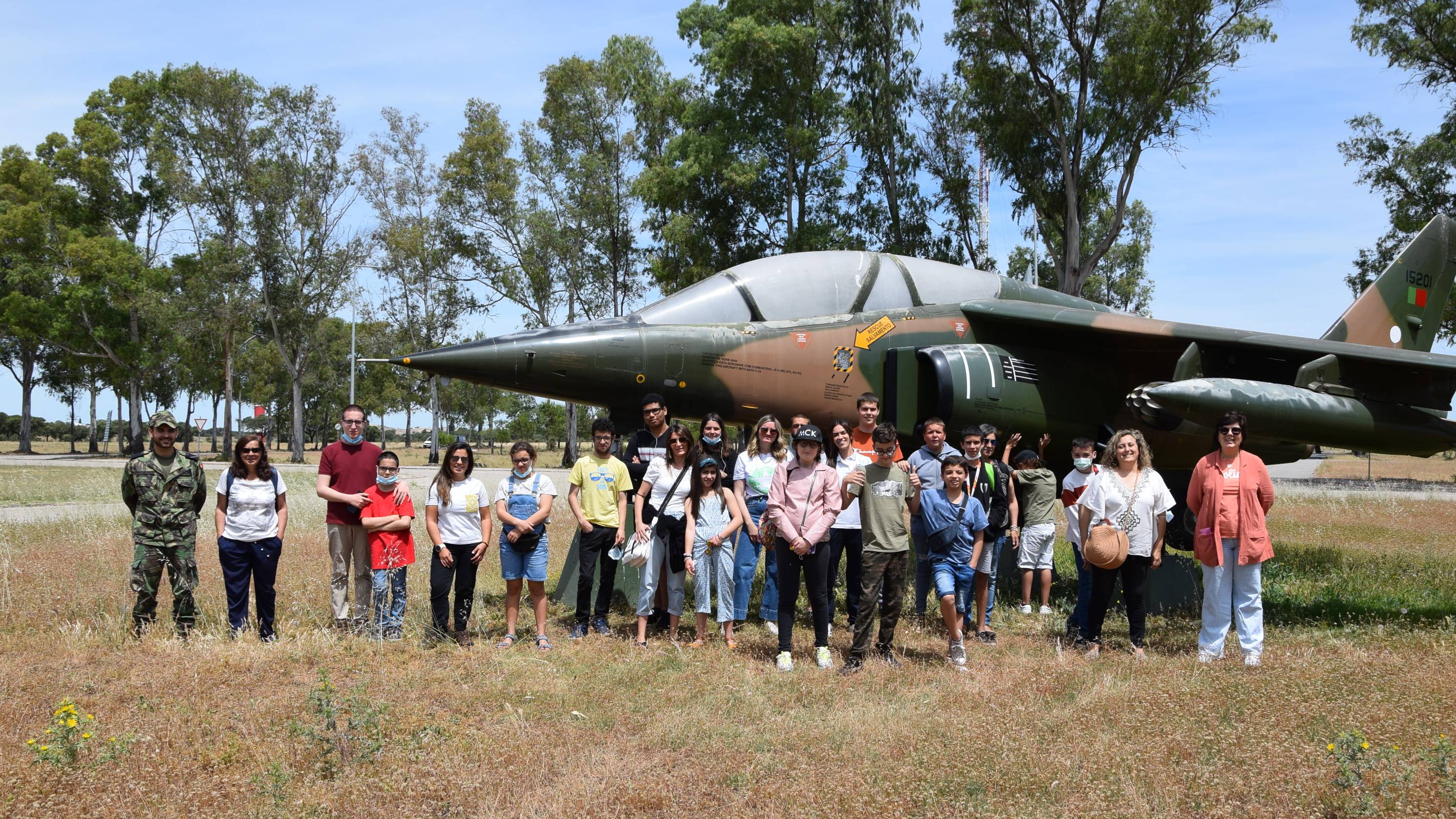 Base Aérea N.º 11 recebe alunos do Agrupamento de Escolas de Aljustrel