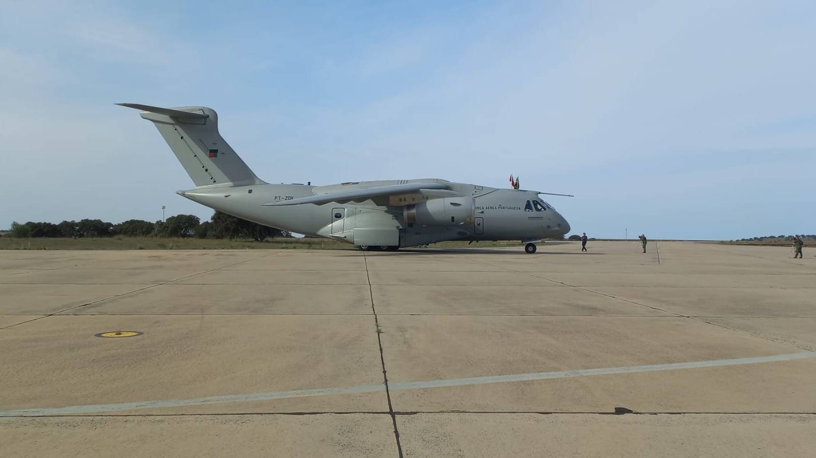 KC-390 Nacional aterra em Beja