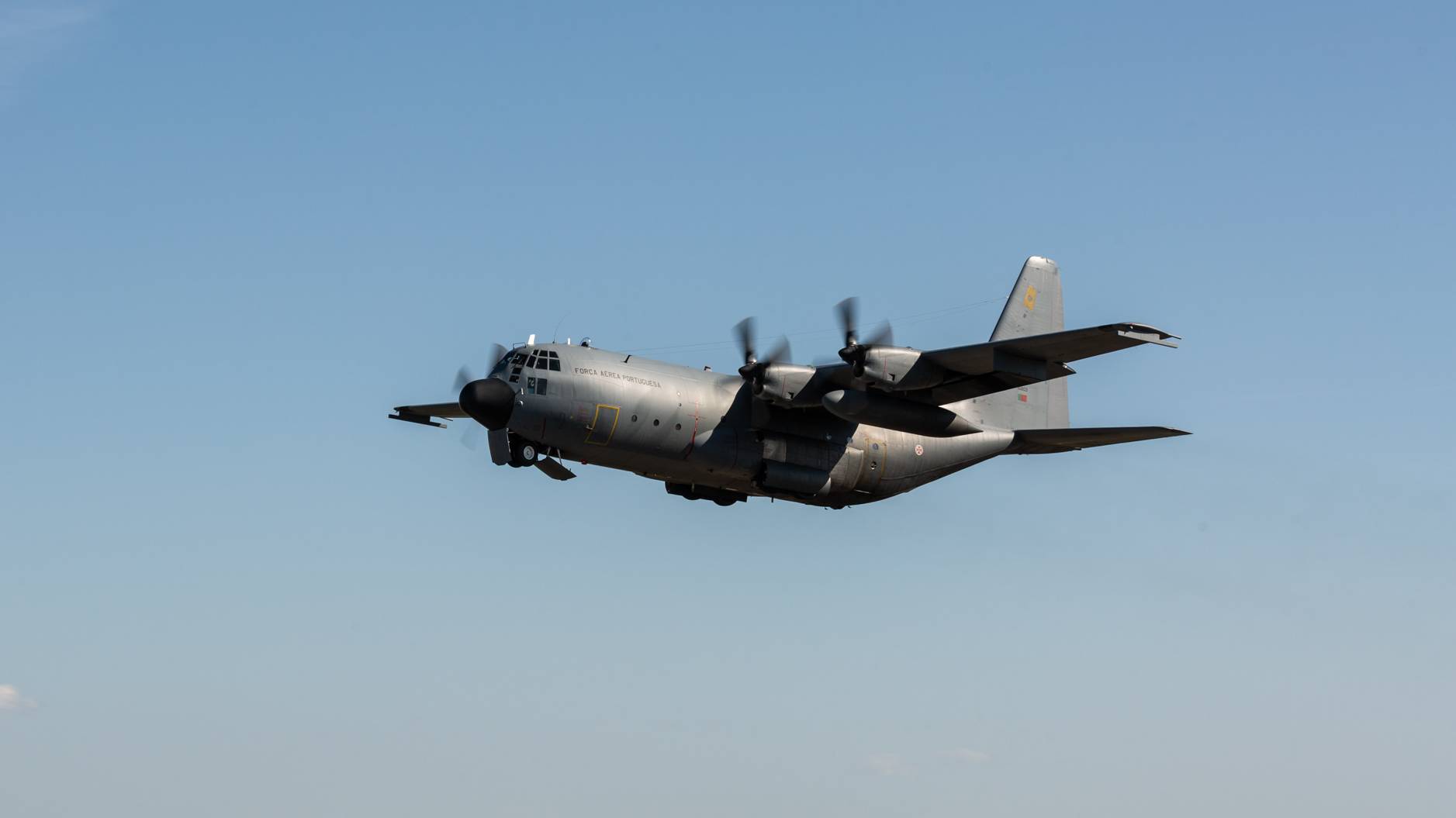 C-130H em misso de repatriamento