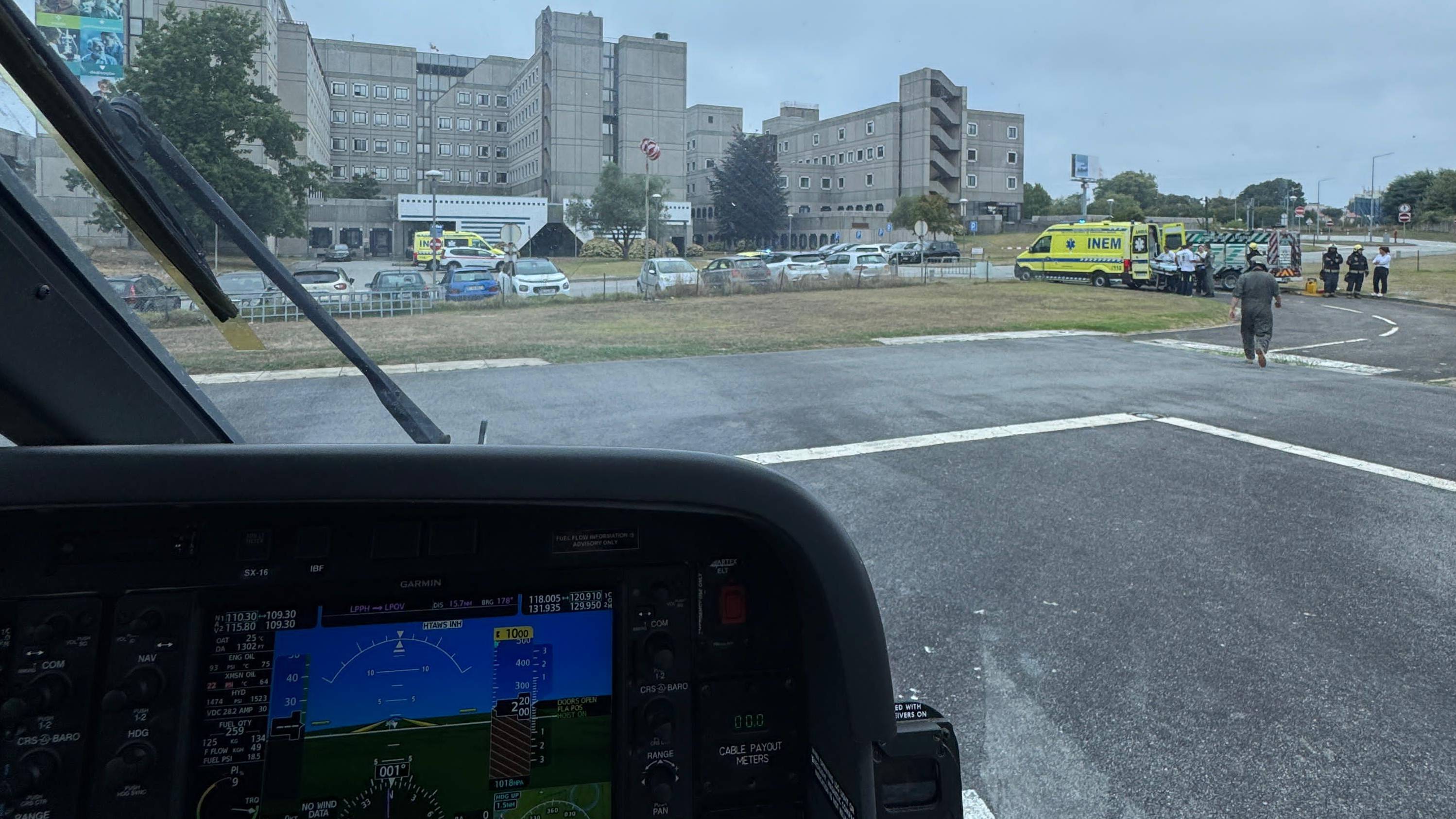 Esquadra 552: Doente transportado no norte de Portugal