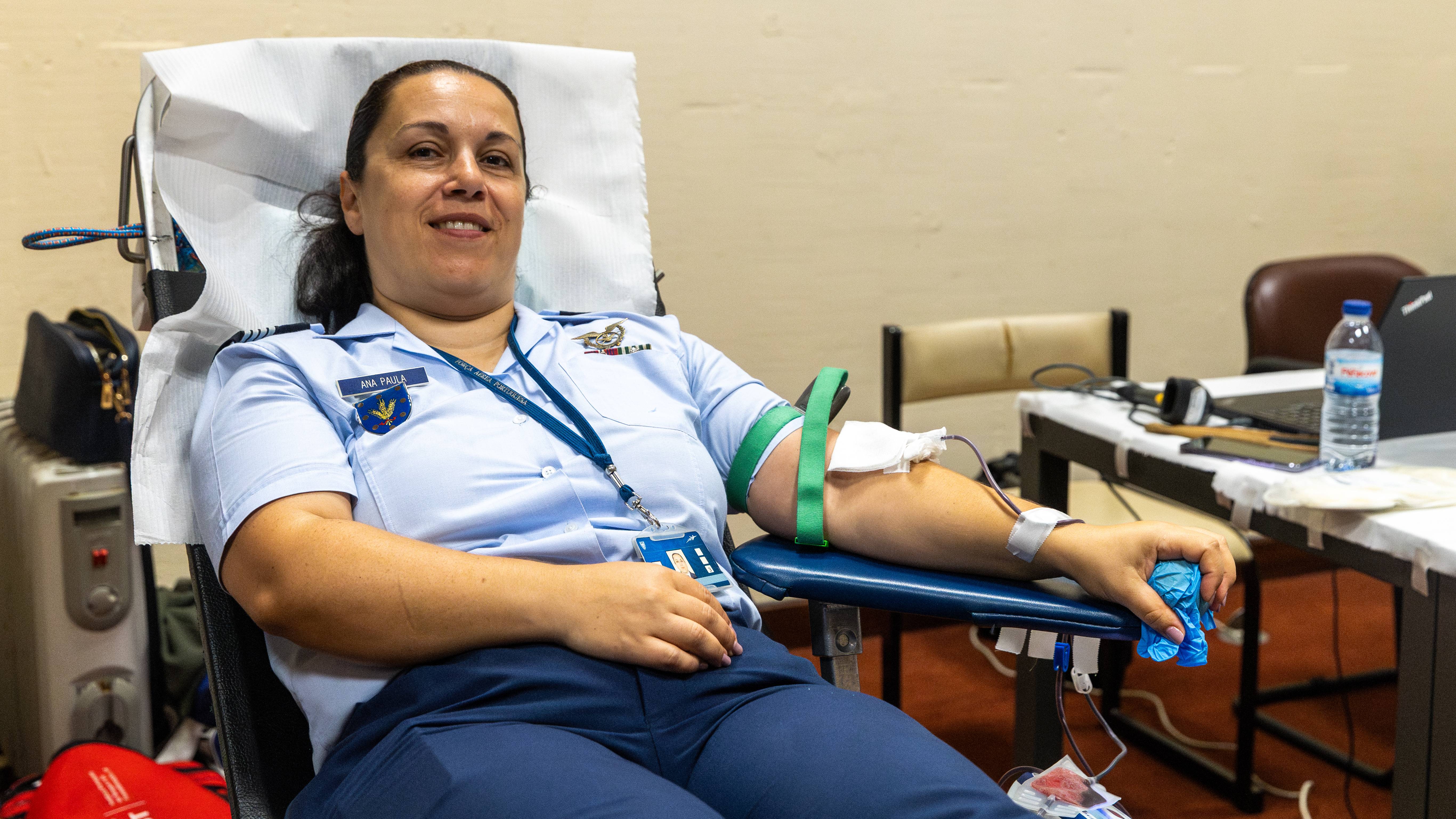 Ao de dvida de sangue na Unidade de Apoio de Lisboa