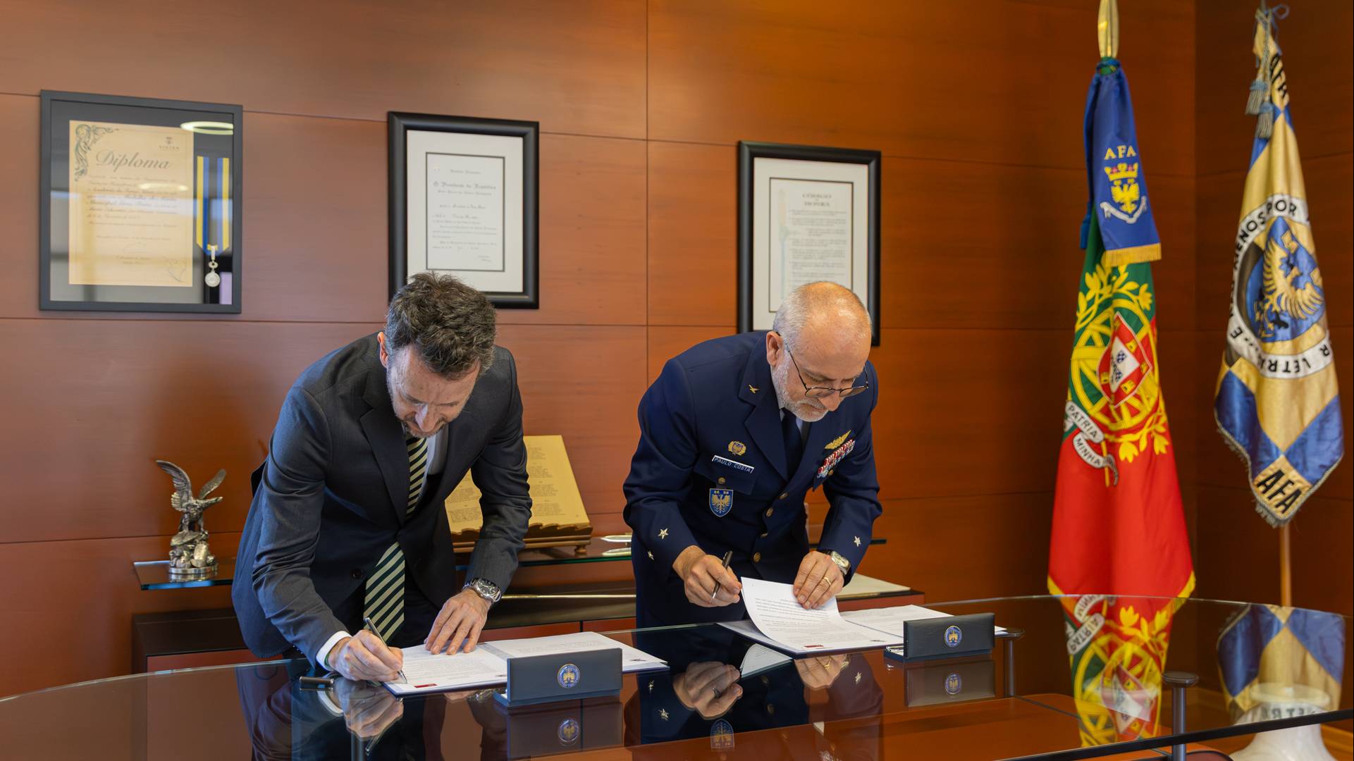 For�a A�rea e Universidade do Minho refor�am coopera��o no dom�nio espacial