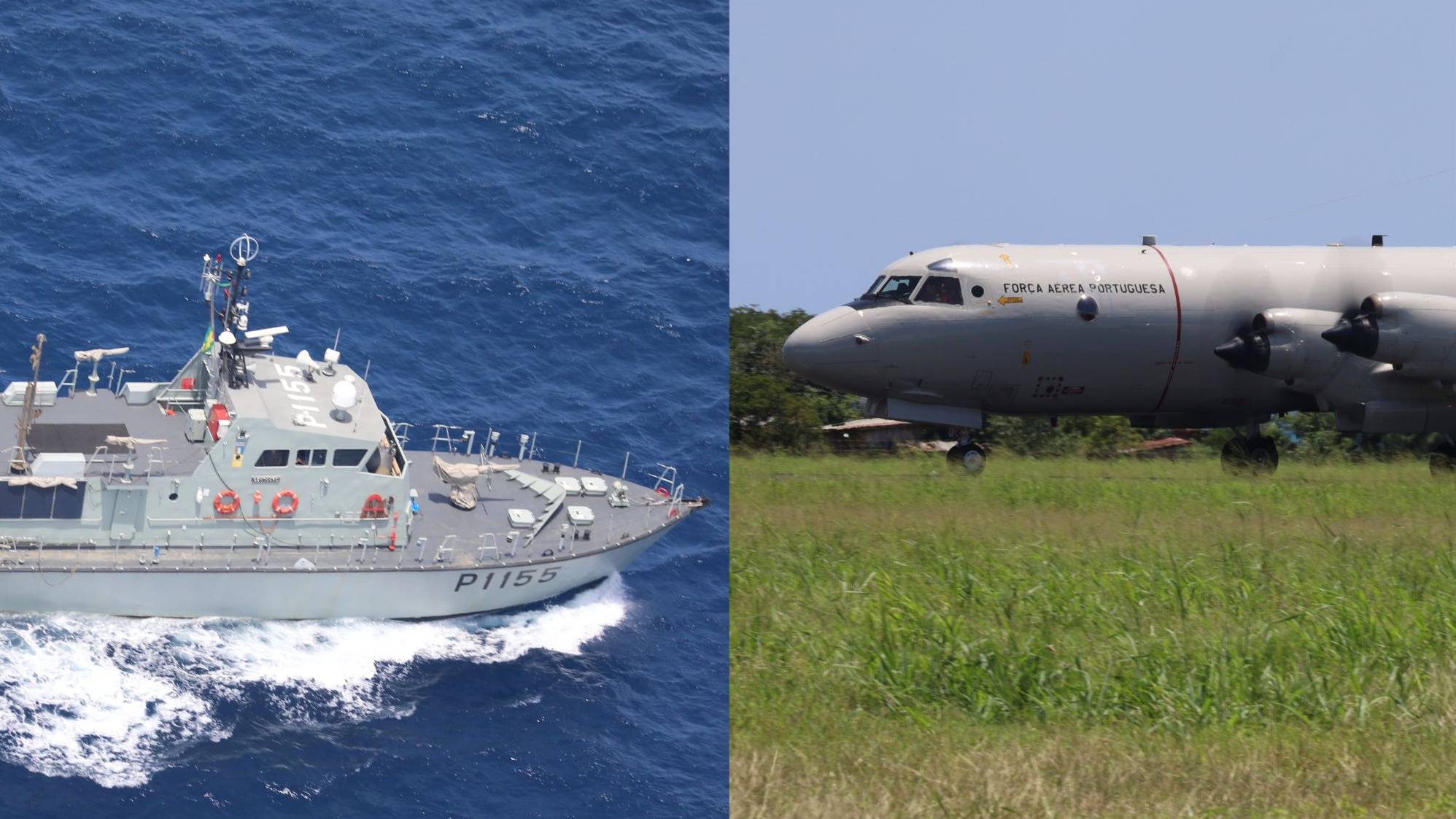 AMLEP: For�a A�rea e Marinha Portuguesa em miss�o conjunta em S�o Tom� e Pr�ncipe