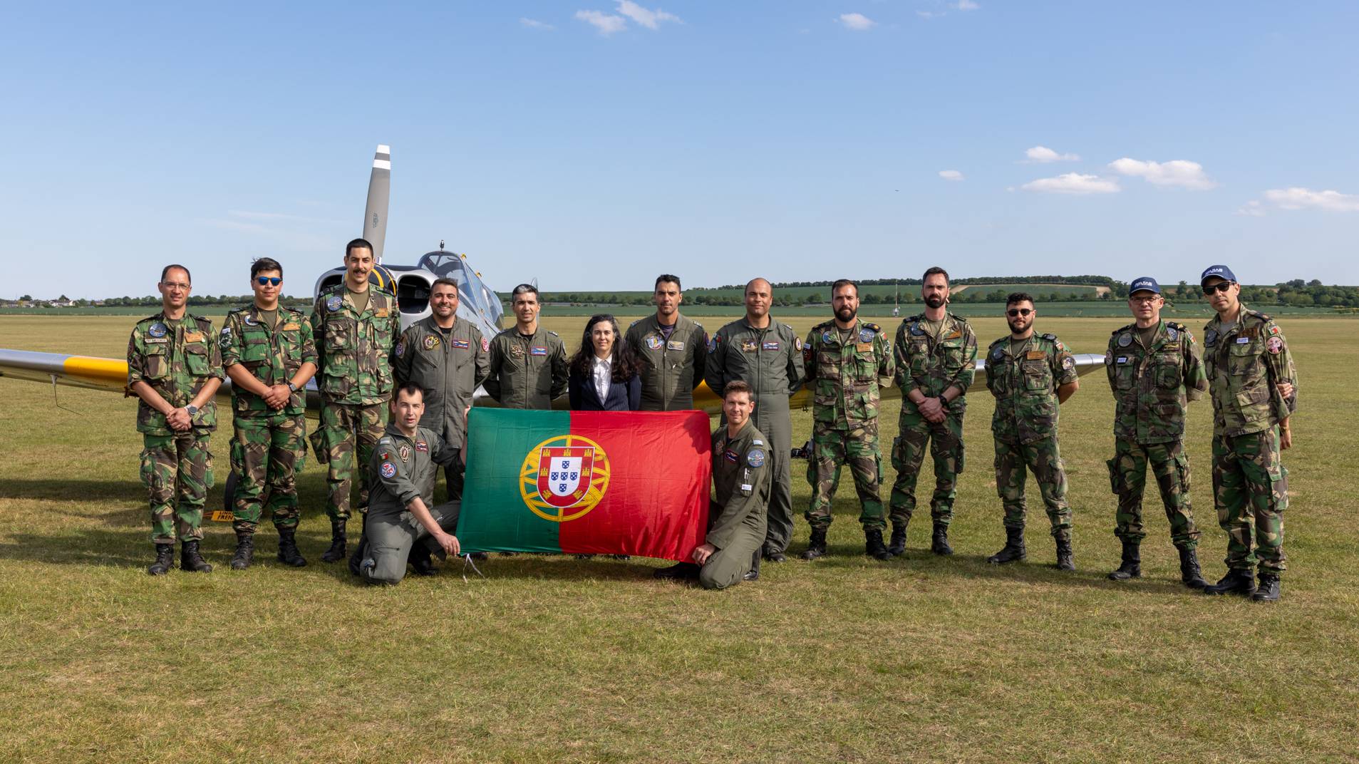 Participa��o em hist�rico evento da aeronave Chipmunk